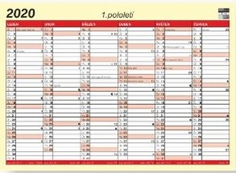 Kalendář lístkový 2020 A5