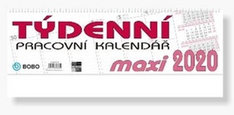 Pracovní MAXI kalendář týdenní - stolní kalendář 2020