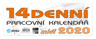 Pracovní MIDI 14denní kalendář - stolní kalendář 2020
