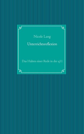 Unterrichtsreflexion