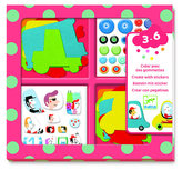 Djeco Samolepkový set roztomilá autíčka