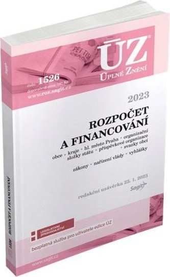 ÚZ 1526 Rozpočet a financování územních samosprávných celků, organizačních složek státu, příspěvkových organizací a dalších institucí, 2023 ÚZ 1526 Rozpočet a financování územních samosprávných celků, organizačních složek státu, příspěvkových organizací a dalších institucí, 2023