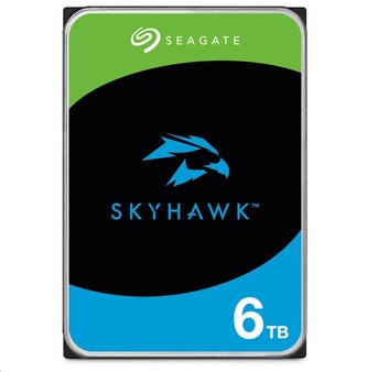 SEAGATE HDD SKYHAWK 3,5" - 6TB, SATAIII, 5400rpm, 256MB cache