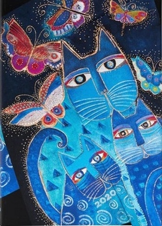 Diář Blue Cats & Butterflies 2020 HOR