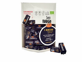 Super Fudgio Veganské karamely - lékořice BIO 150 g