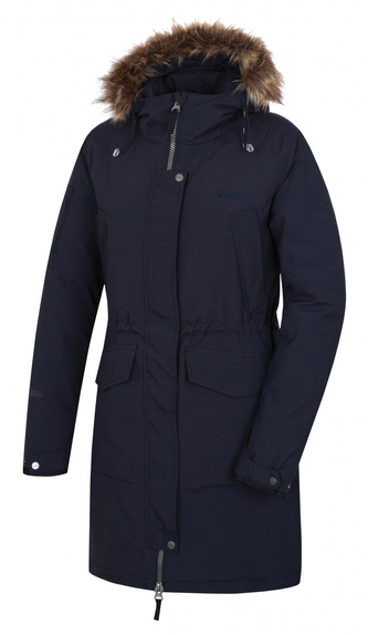 Dámský zimní kabát Nelidas L černomodrá - M