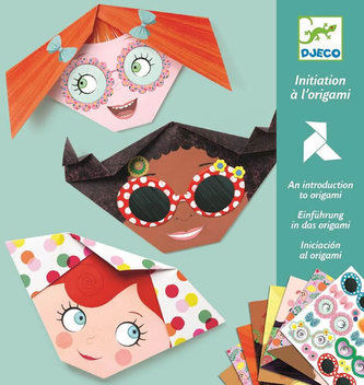 Djeco Origami dívčí obličeje