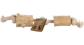 Tahací lano a dřevěné kostky kávovníku Flamingo-M