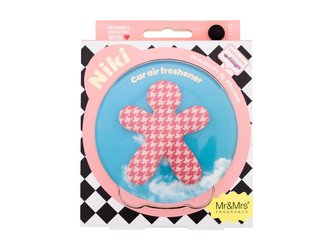 Mr&Mrs Fragrance Niki Vůně do auta 1 ks Peach & Rose Plnitelný unisex
