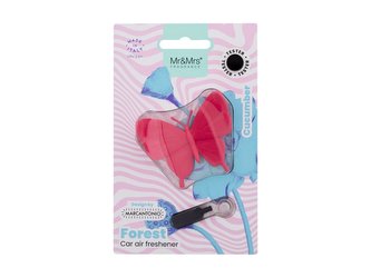 Mr&Mrs Fragrance Forest Vůně do auta Butterfly 1 ks Pink unisex