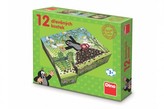 Krtek a přátelé - Dřevěné kostky 12 ks