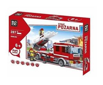 Klocki Blocki Straż pożarna 287 elementów