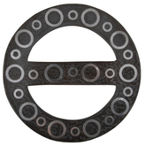 Dekorační ozdobná spona na záclony z dřeva ASTANA O 15 cm Mybesthome