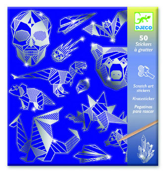 Djeco Vyškrabávací obrázky - Metalické ornamenty