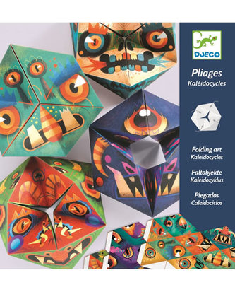 Djeco Kaleidocykly - papírová skládačka - monstra