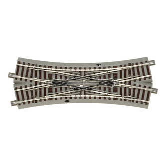 Roco Geoline Výhybka křižovatková celá s podložím - 61164