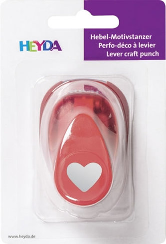 HEYDA ozdobná děrovačka velikost S - srdce 1,7 cm