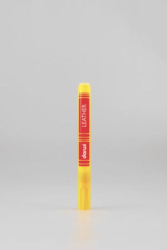 DARWI LEATHER fixy na kůži a koženku - Tmavě žlutá 6 ml