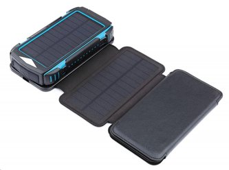 Viking solární outdoorová power banka E24W + solární panel SP7W, 24000 mAh, bezdrátové nabíjení Viking solární outdoorová power banka E24W + solární panel SP7W, 24000 mAh, bezdrátové nabíjení