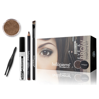 BELLÁPIERRE Kompletní sada na oči a obočí Odstín: 02 - Marrone