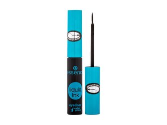 Essence Liquid Ink Oční linka Eyeliner 3 ml Black Waterproof pro ženy
