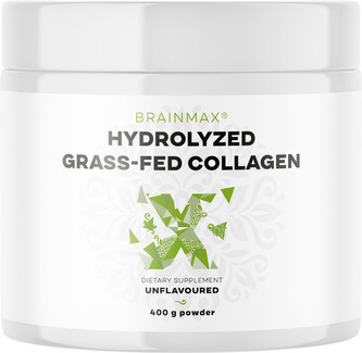 BrainMax Hydrolyzovaný Kolagen, Grass-fed Collagen, 400 g