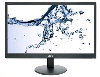 AOC MT LCD - WLED 18,5" e970Swn, 1366x768, 20M:1, 200:1, 5ms, D-Sub, Černý