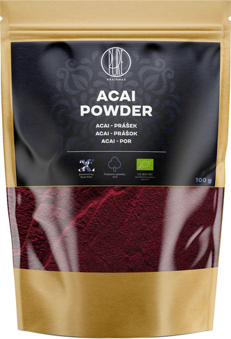 BrainMax Pure Acai BIO prášek, 100 g