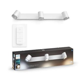 Hue WA Adore koupelnové LED svítidlo 3x GU10 5W 350lm 2200-6500K IP44 bílé + ovladač