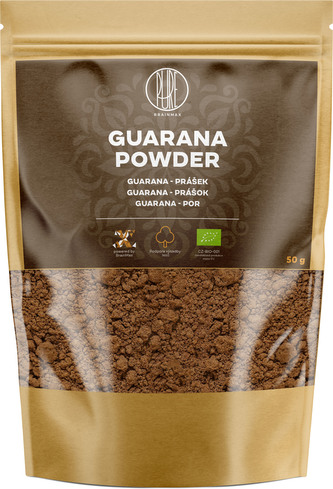 BrainMax Pure Guarana BIO prášek, 50 g