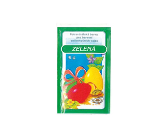 Barvy na vajíčka 5g zelená