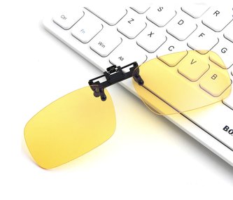 Klipy na dioptrické brýle blokující 80% modrého světla