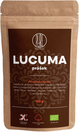 BrainMax Pure Lucuma BIO prášek, 150 g