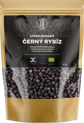 BrainMax Pure Lyofilizovaný černý rybíz BIO, 45 g