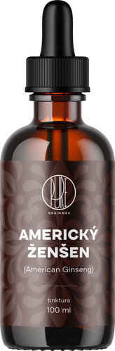 BrainMax Pure Americký ženšen (American Ginseng) tinktura, 100 ml