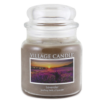 Svíčka ve skleněné dóze Village Candle, Levandule, 454 g