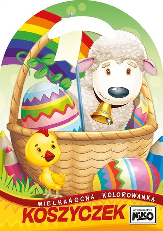 Wielkanocna kolorowanka. Koszyczek Wielkanocna kolorowanka. Koszyczek