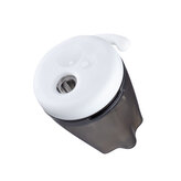 SPOOKY, dvojité plastové ořezávátko se zásobníkem, svítící, ve tvaru ducha