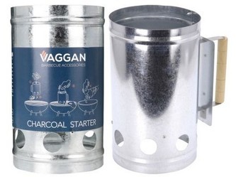 rozpalovač na dřevěné uhlí 16,5x28cm pozink