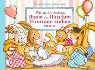Wenn die kleinen Hasen um Häschen Nummer sieben rasen