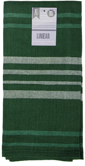 Utěrka bavlněná LINEAR zelená 45x65 cm Essex