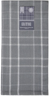 Utěrka bavlněná GRATING šedá 45x65 cm Essex