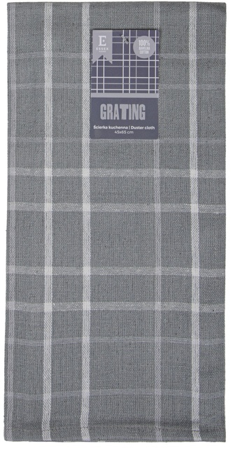 Utěrka bavlněná GRATING šedá 45x65 cm Essex