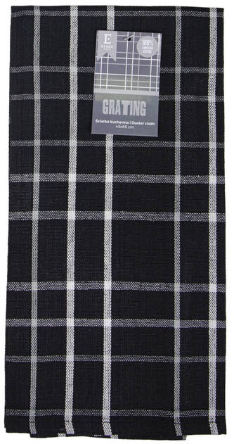 Utěrka bavlněná GRATING černá 45x65 cm Essex