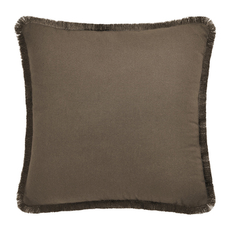 Polštář CHICA BOCCA 100% bavlna hnědá 40x40 cm Mybesthome