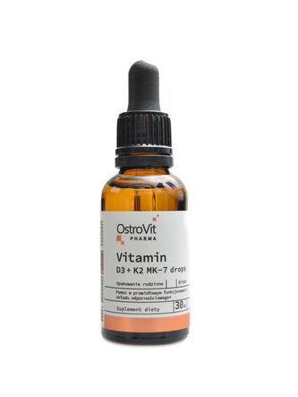 Ostrovit - Vitamin D3 4000 IU + K2 MK-7 drops 30 ml