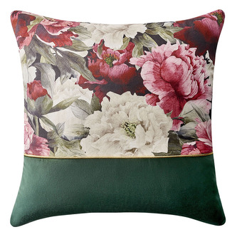 Polštář BLOSSOMS zelená 45x45 cm Mybesthome