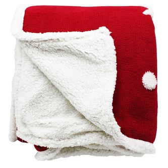 HOME ELEMENTS Beránková deka s jacquard vzorem 150 x 200 cm, 480 GSM