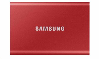Samsung Externí SSD disk - 2TB - červený