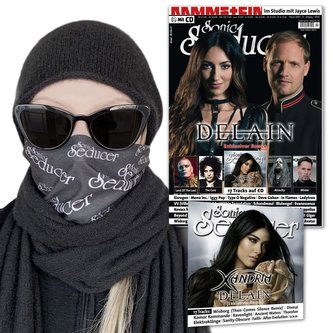 Sonic Seducer 02/2023 mit stilvoller Mund-Nasen-Abdeckung